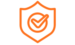 Shield icon with checkmark