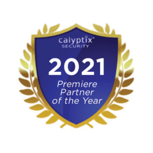 Calyptix 2021 Premiere Partner of the Year Award shield icon